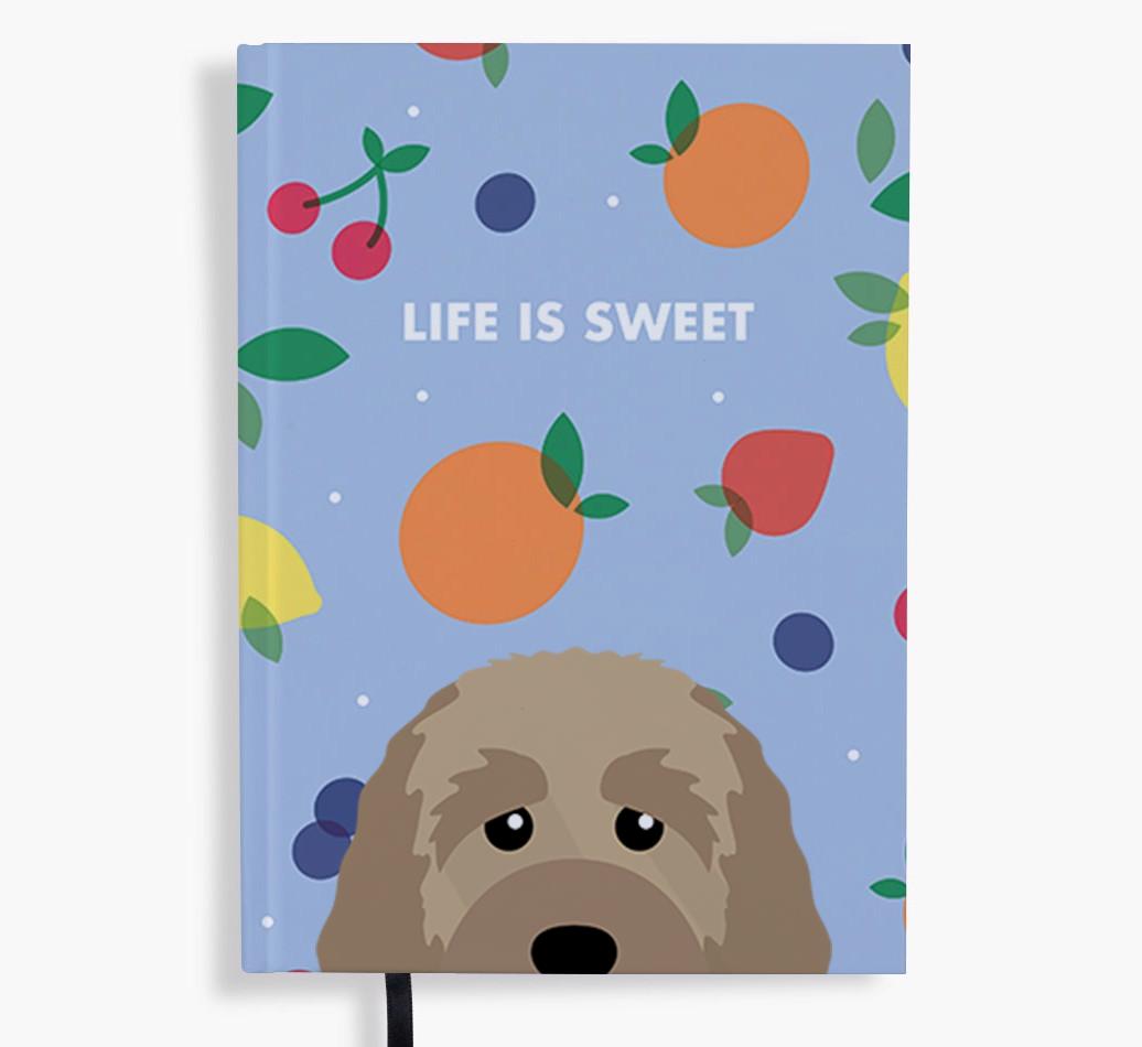 Life Is Sweet: Personalized {breedFullName} Notebook