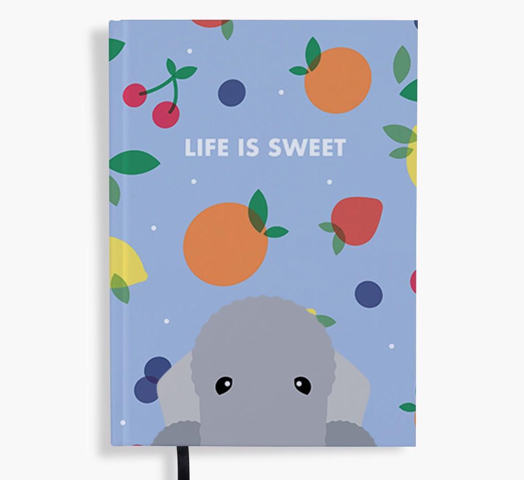 Life Is Sweet: Personalized {breedFullName} Notebook