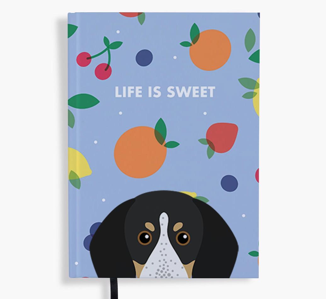 Life Is Sweet: Personalized {breedFullName} Notebook
