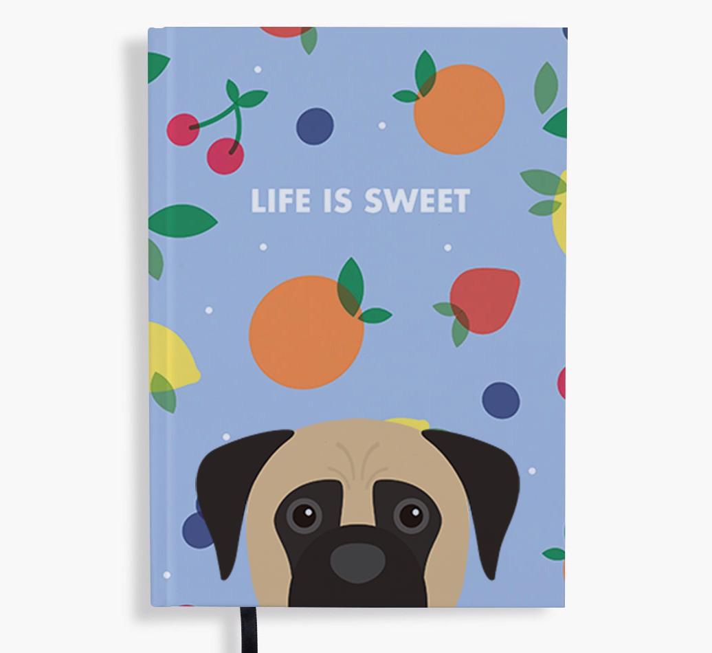 Life Is Sweet: Personalized {breedFullName} Notebook