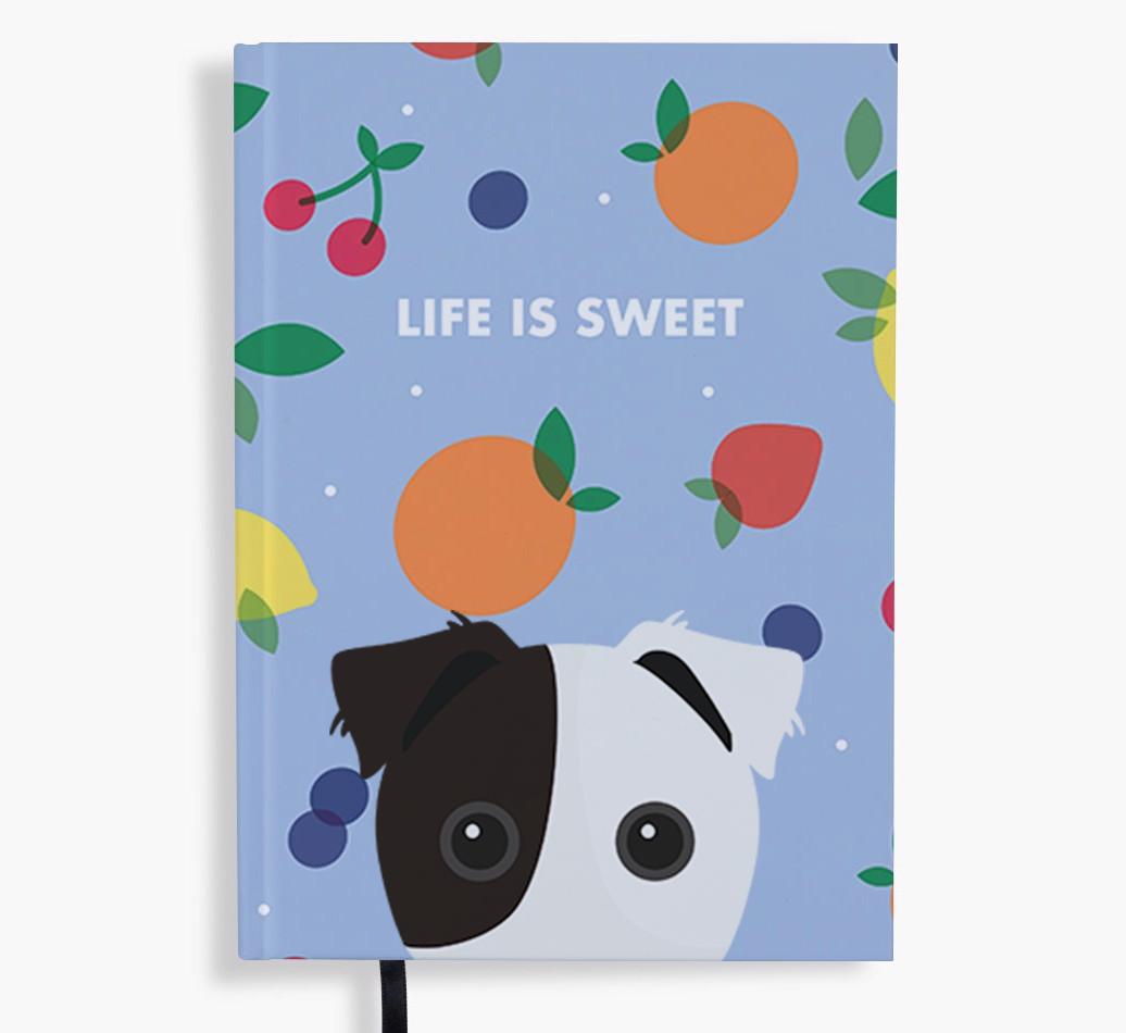 Life Is Sweet: Personalized {breedFullName} Notebook