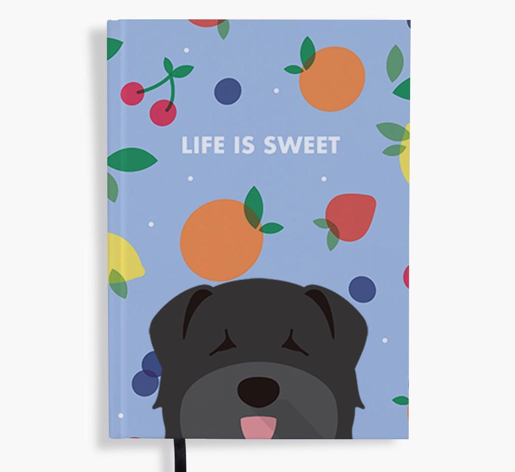 Life Is Sweet: Personalized {breedFullName} Notebook