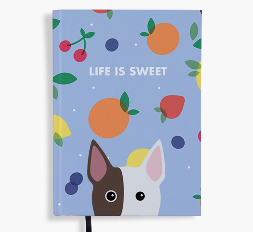 Life Is Sweet: Personalized {breedFullName} Notebook