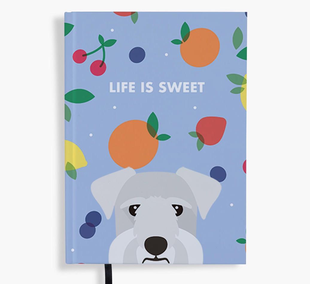 Life Is Sweet: Personalized {breedFullName} Notebook