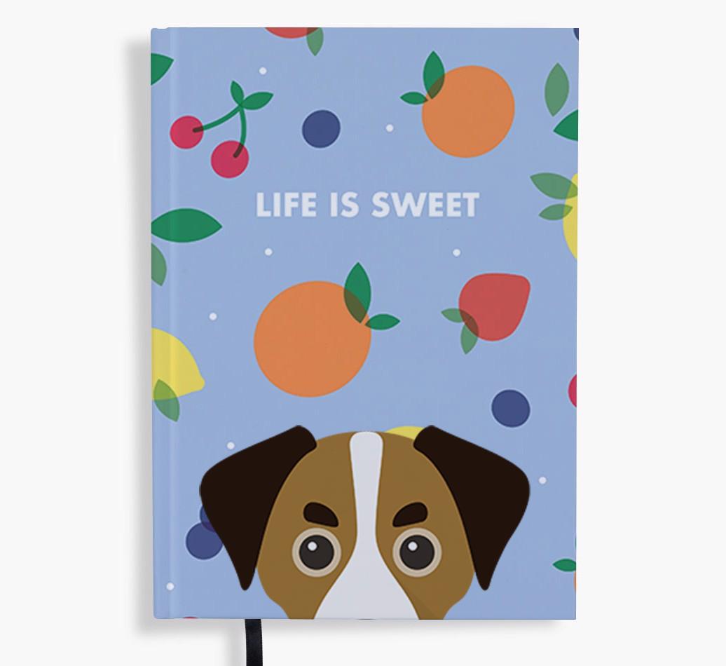 Life Is Sweet: Personalized {breedFullName} Notebook