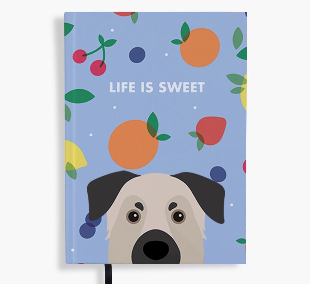 Life Is Sweet: Personalized {breedFullName} Notebook