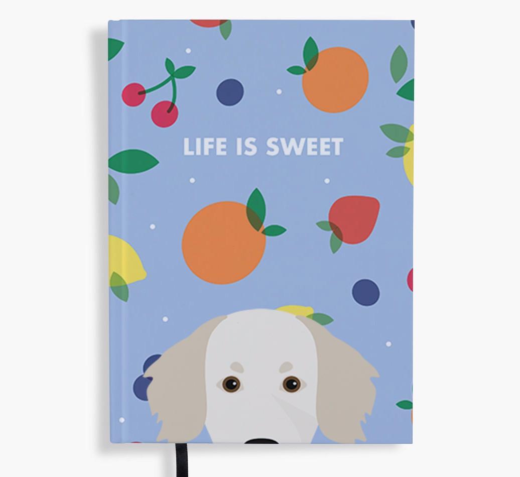 Life Is Sweet: Personalized {breedFullName} Notebook