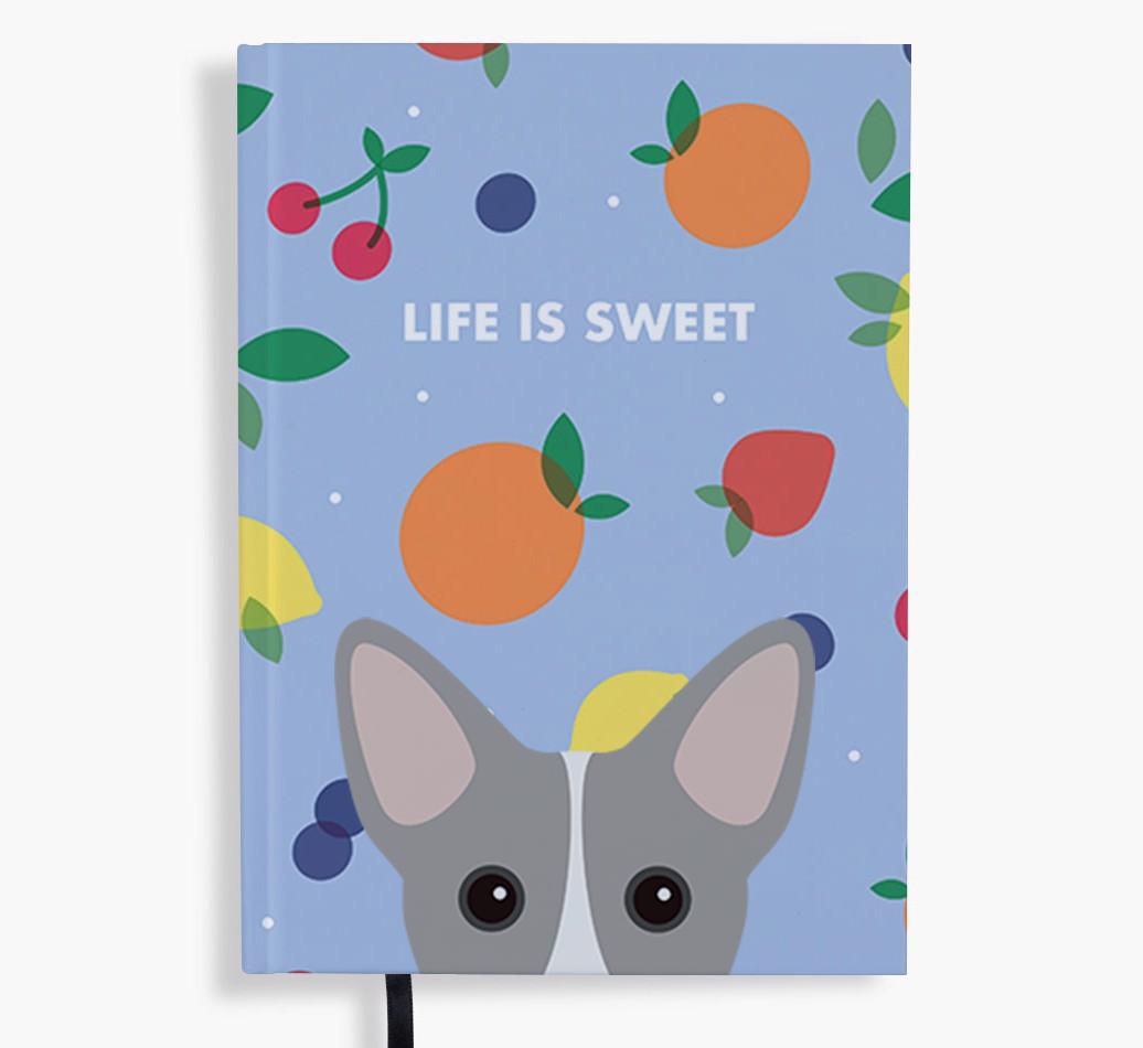 Life Is Sweet: Personalized {breedFullName} Notebook