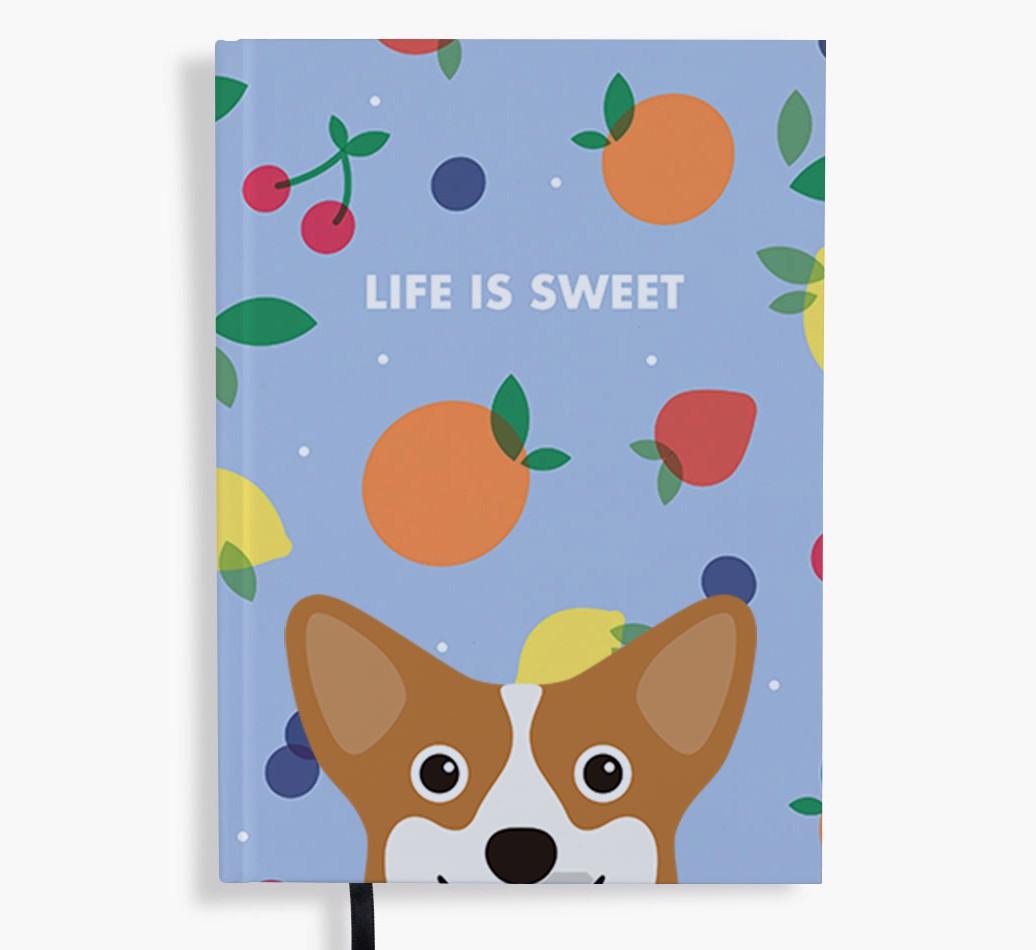 Life Is Sweet: Personalized {breedFullName} Notebook