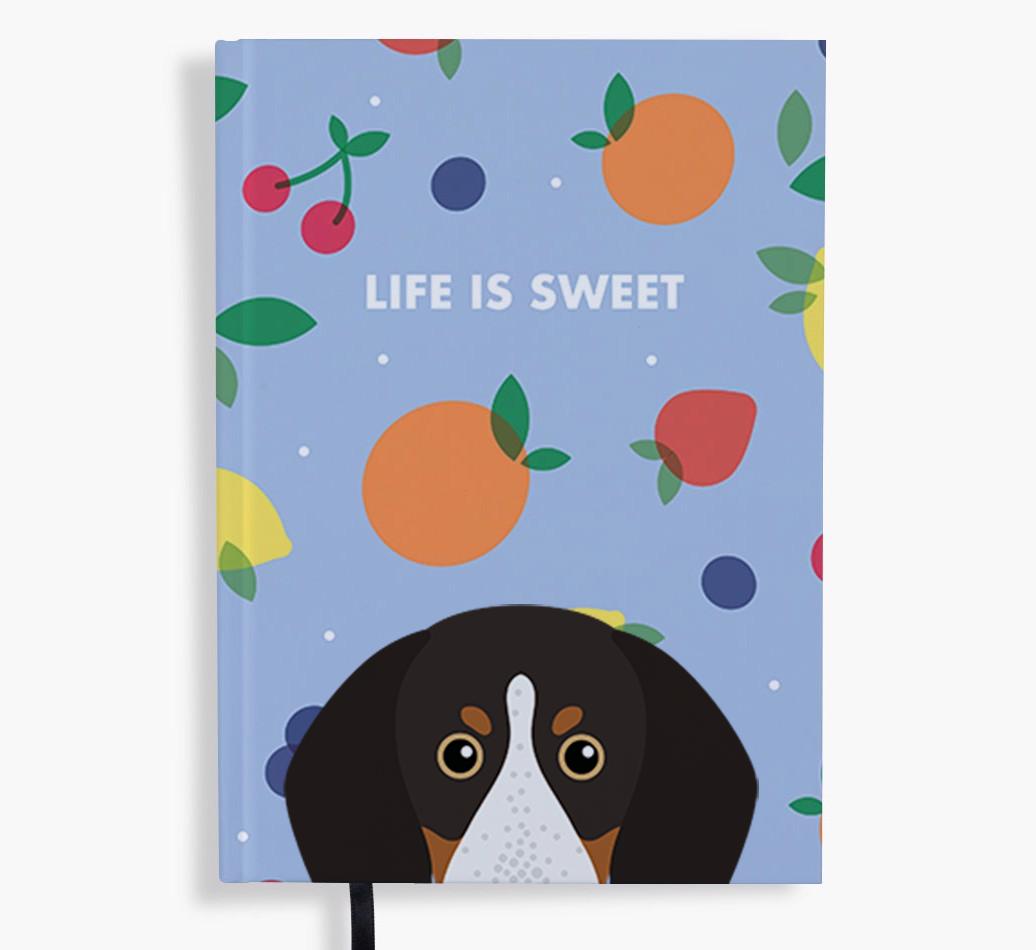Life Is Sweet: Personalized {breedFullName} Notebook