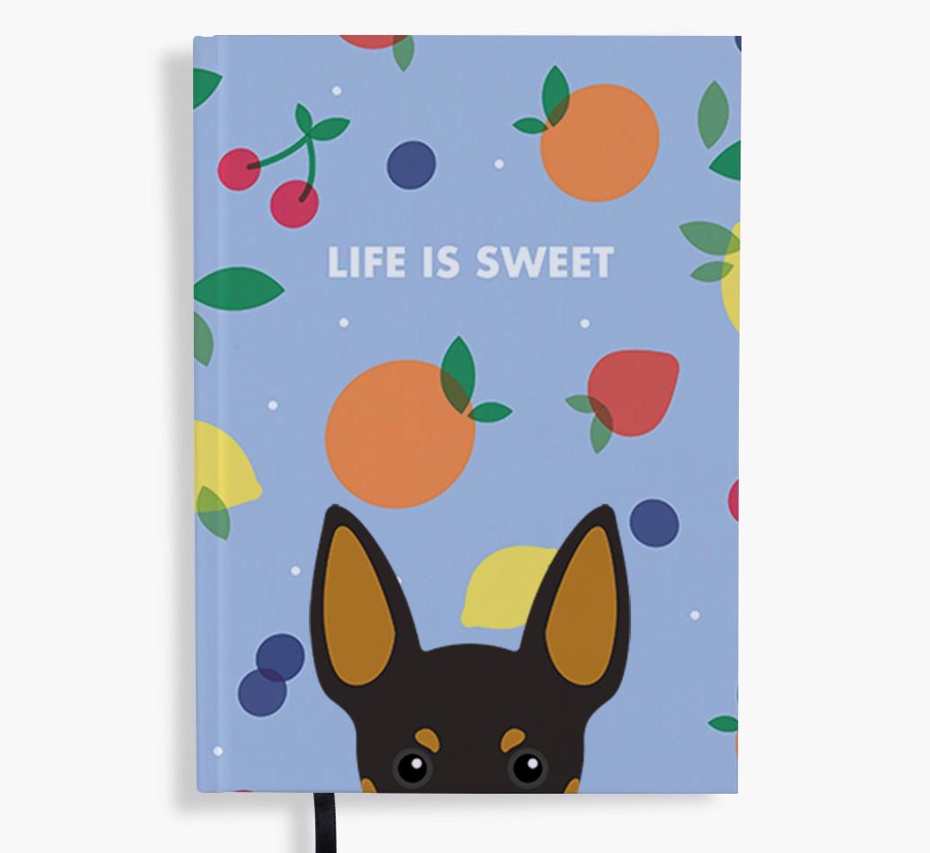 Life Is Sweet: Personalized {breedFullName} Notebook