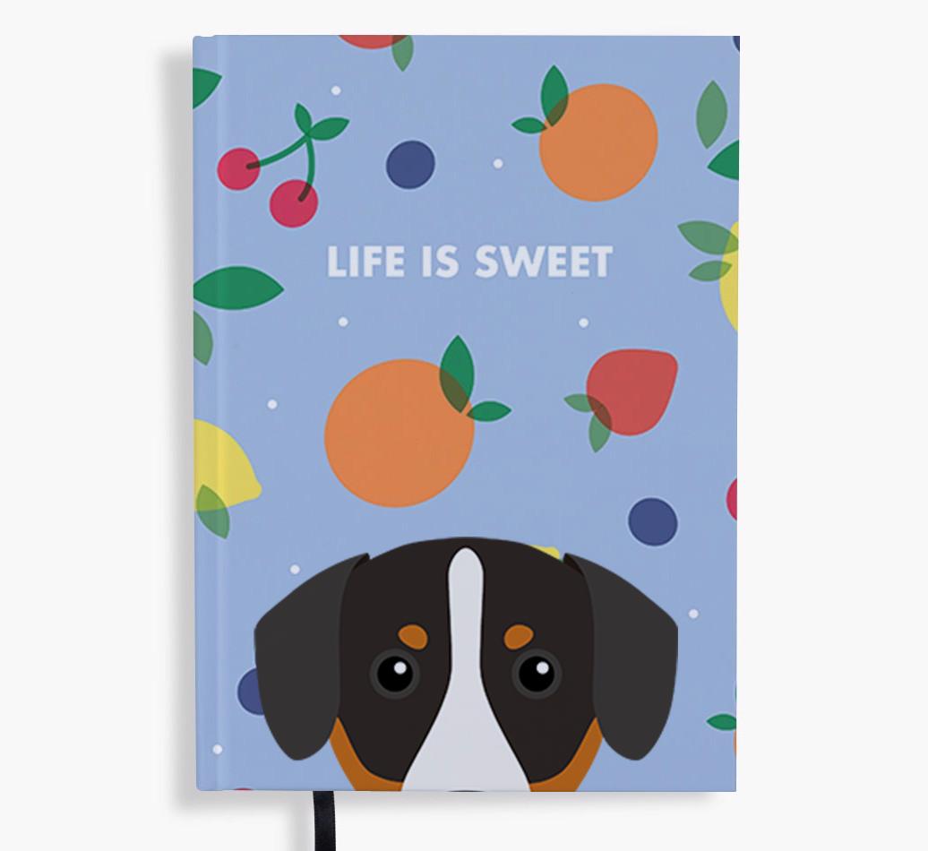 Life Is Sweet: Personalized {breedFullName} Notebook