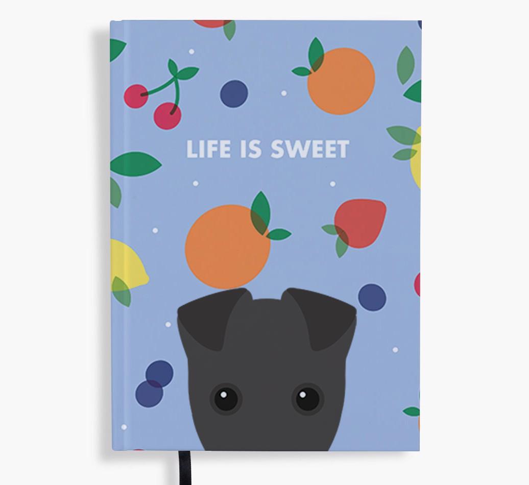 Life Is Sweet: Personalized {breedFullName} Notebook