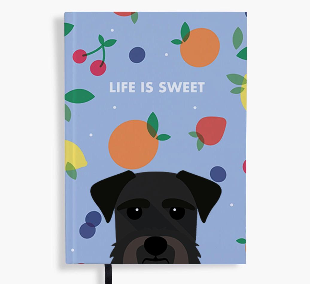 Life Is Sweet: Personalized {breedFullName} Notebook