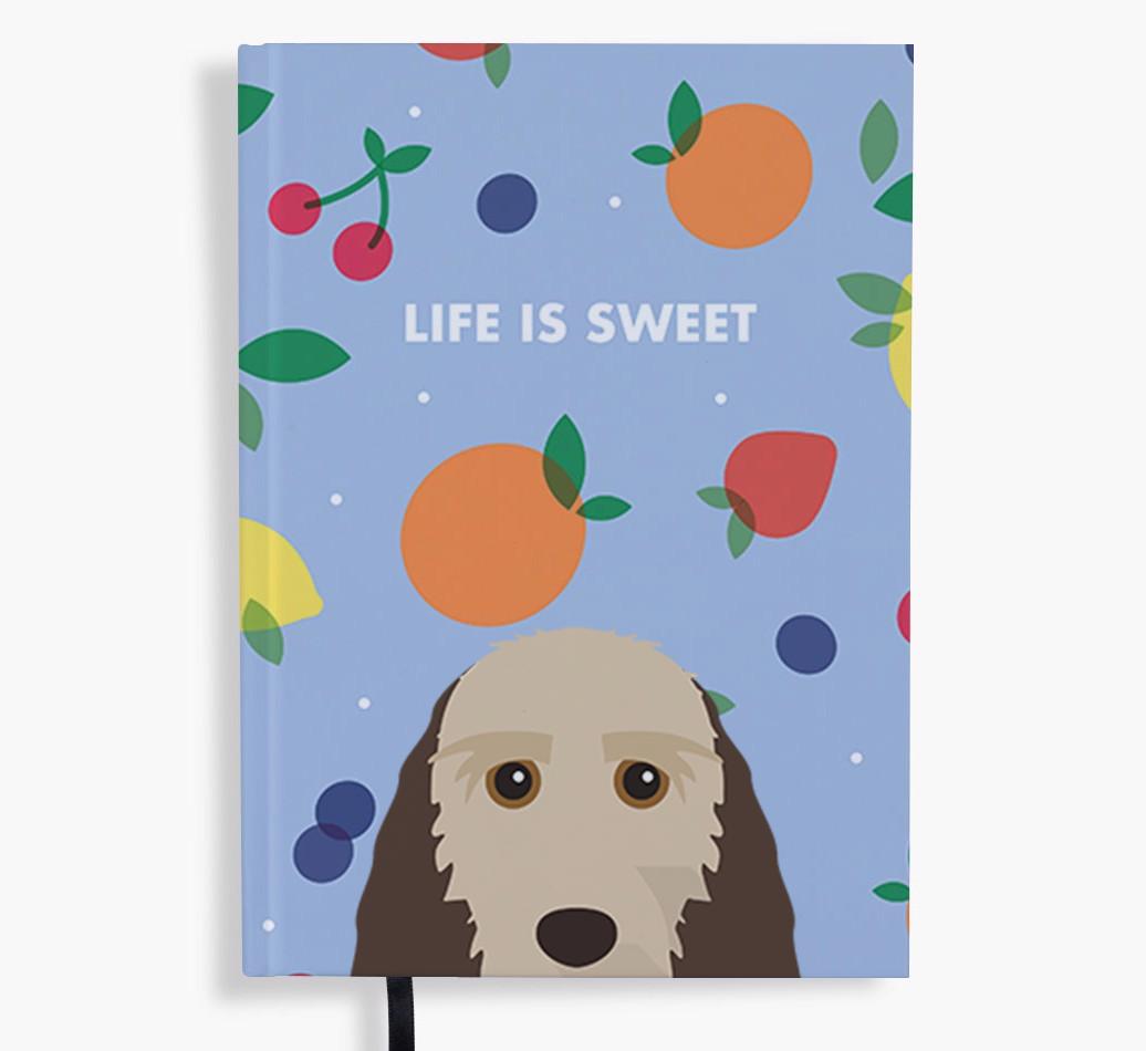 Life Is Sweet: Personalized {breedFullName} Notebook