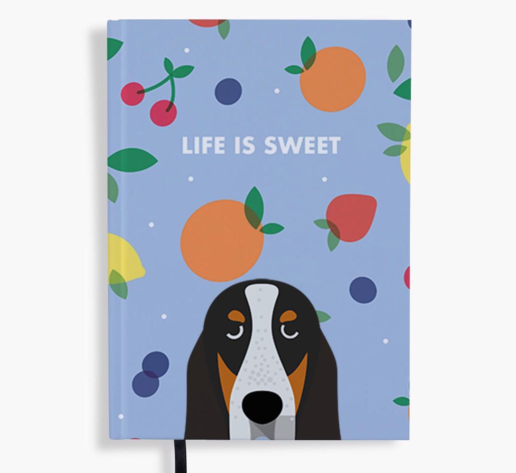Life Is Sweet: Personalized {breedFullName} Notebook
