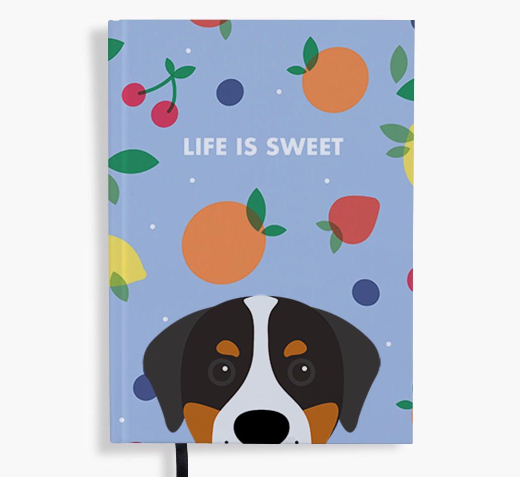 Life Is Sweet: Personalized {breedFullName} Notebook