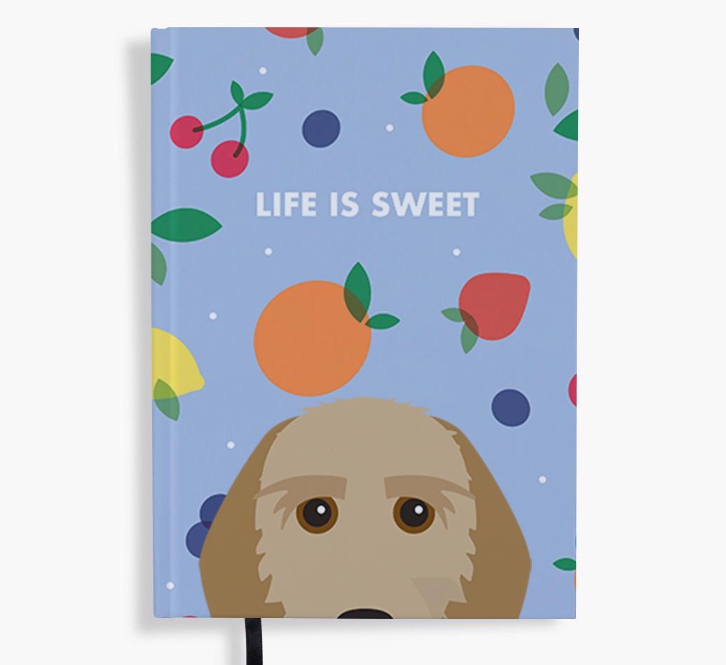 Life Is Sweet: Personalized {breedFullName} Notebook