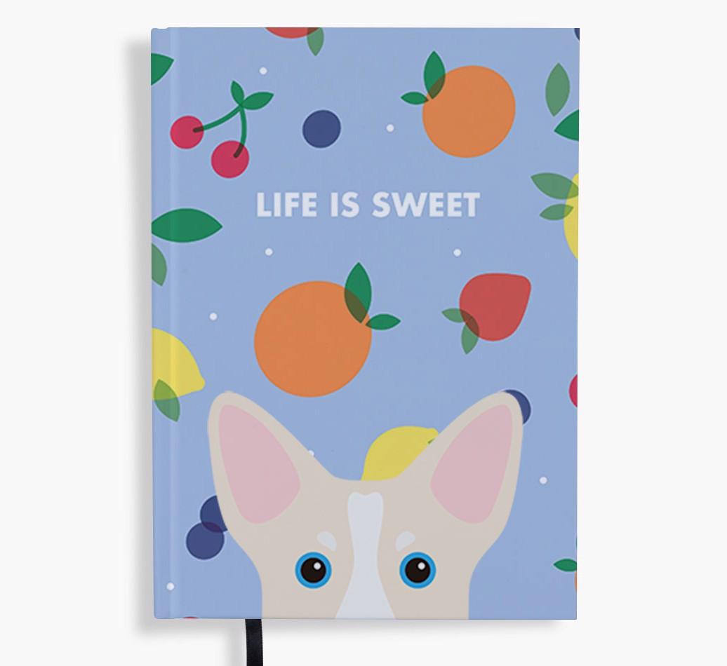 Life Is Sweet: Personalized {breedFullName} Notebook