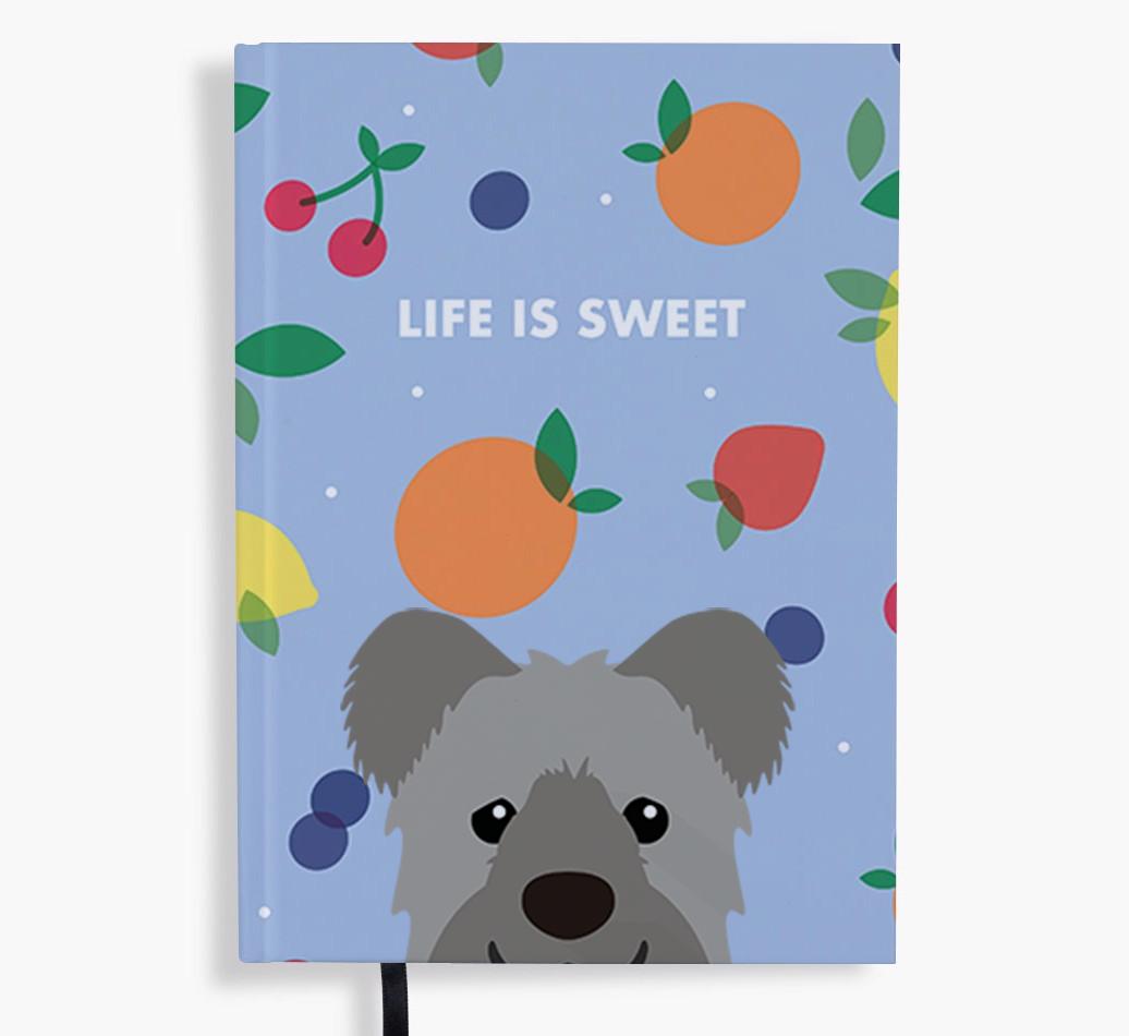 Life Is Sweet: Personalized {breedFullName} Notebook
