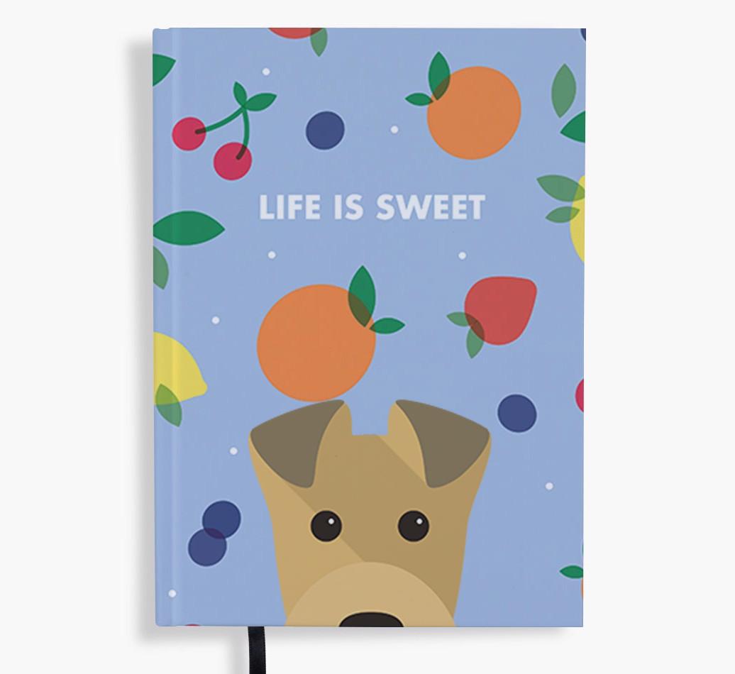 Life Is Sweet: Personalized {breedFullName} Notebook