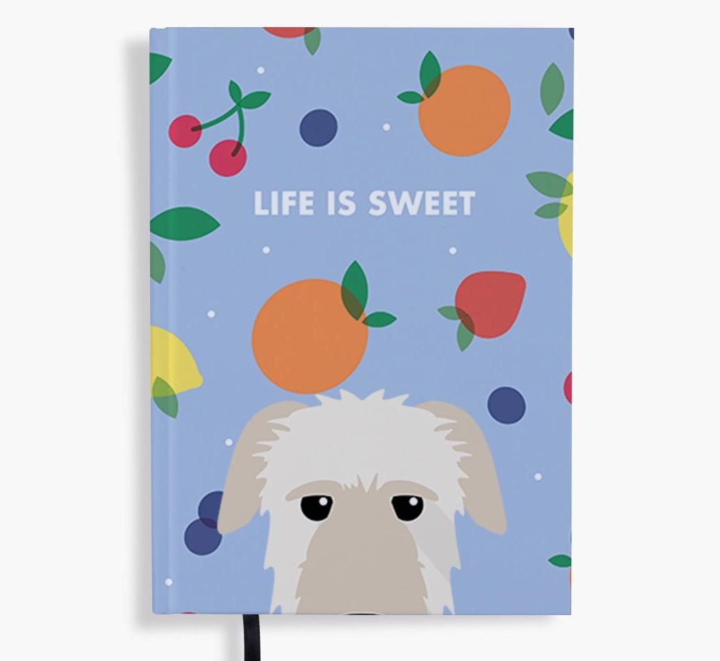 Life Is Sweet: Personalized {breedFullName} Notebook