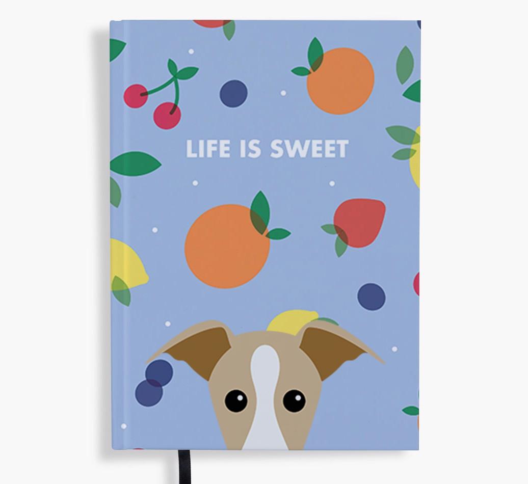 Life Is Sweet: Personalized {breedFullName} Notebook
