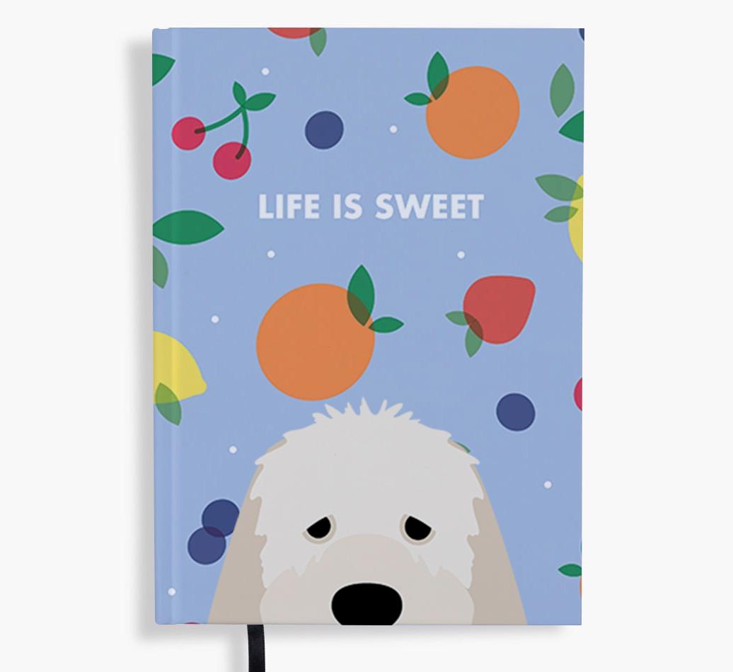 Life Is Sweet: Personalized {breedFullName} Notebook