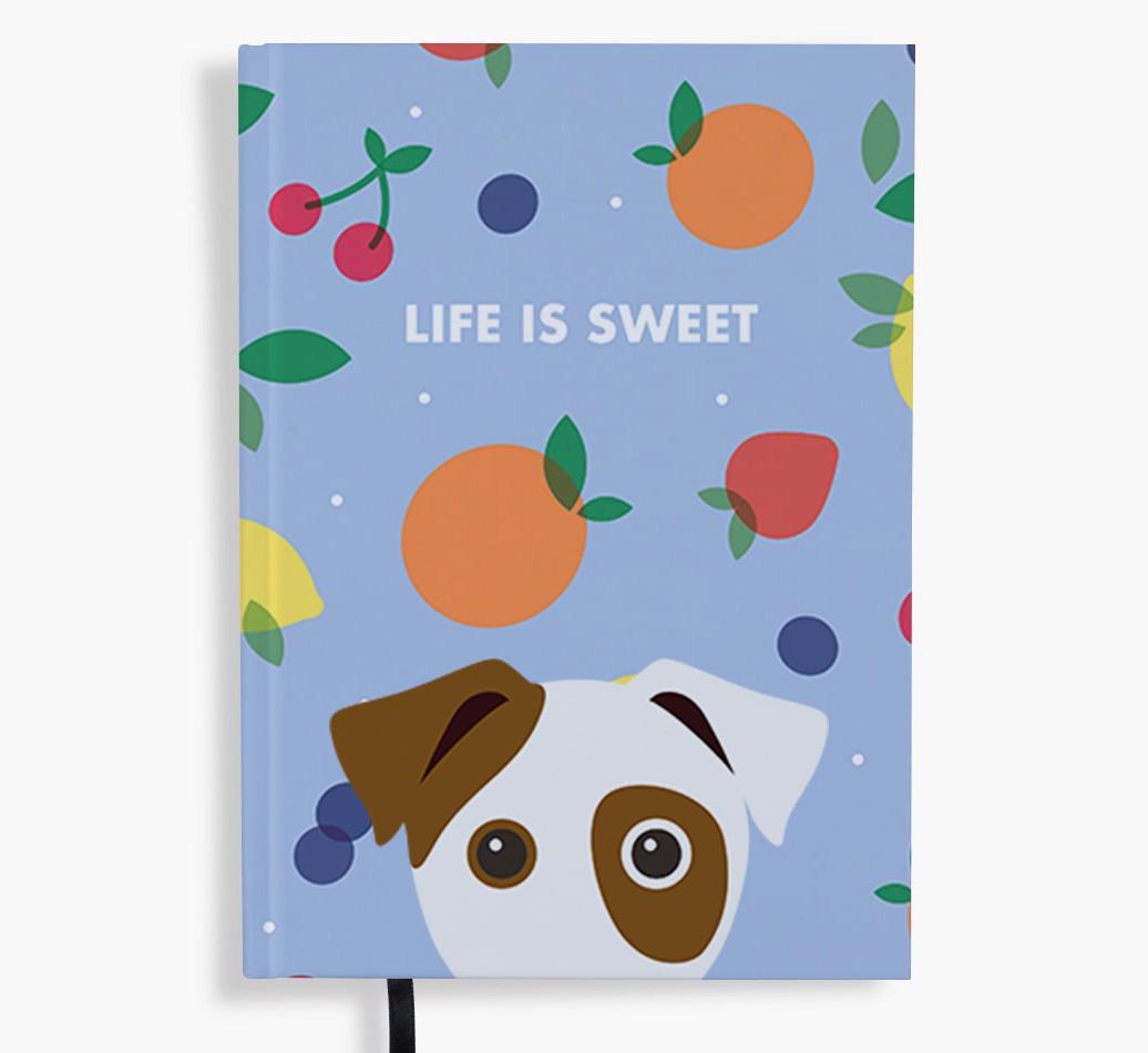 Life Is Sweet: Personalized {breedFullName} Notebook