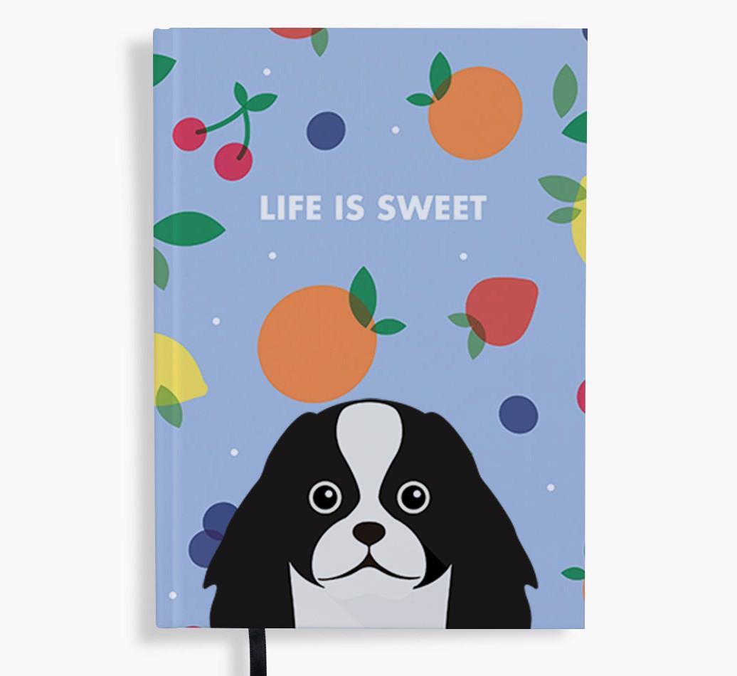 Life Is Sweet: Personalized {breedFullName} Notebook