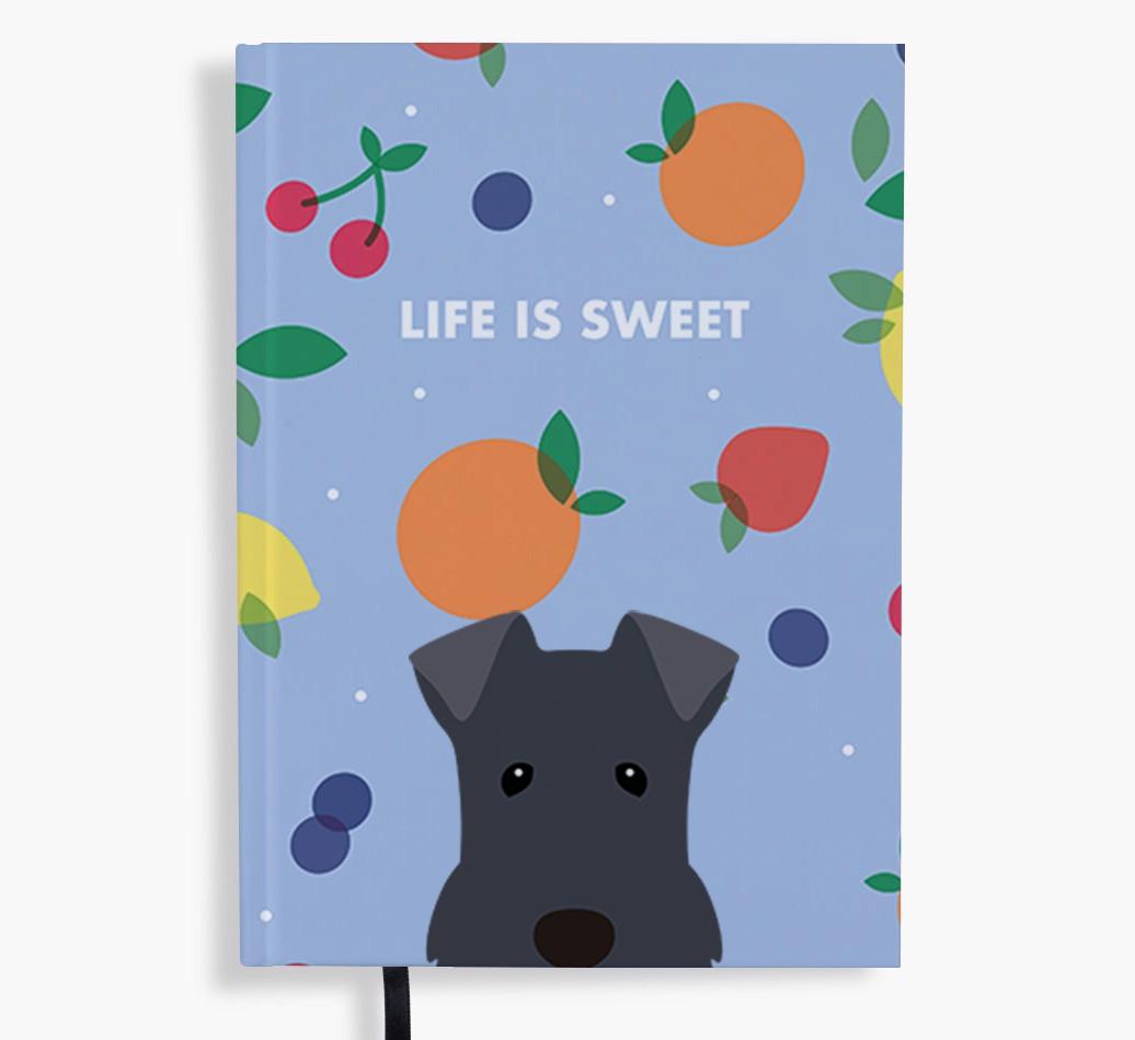 Life Is Sweet: Personalized {breedFullName} Notebook