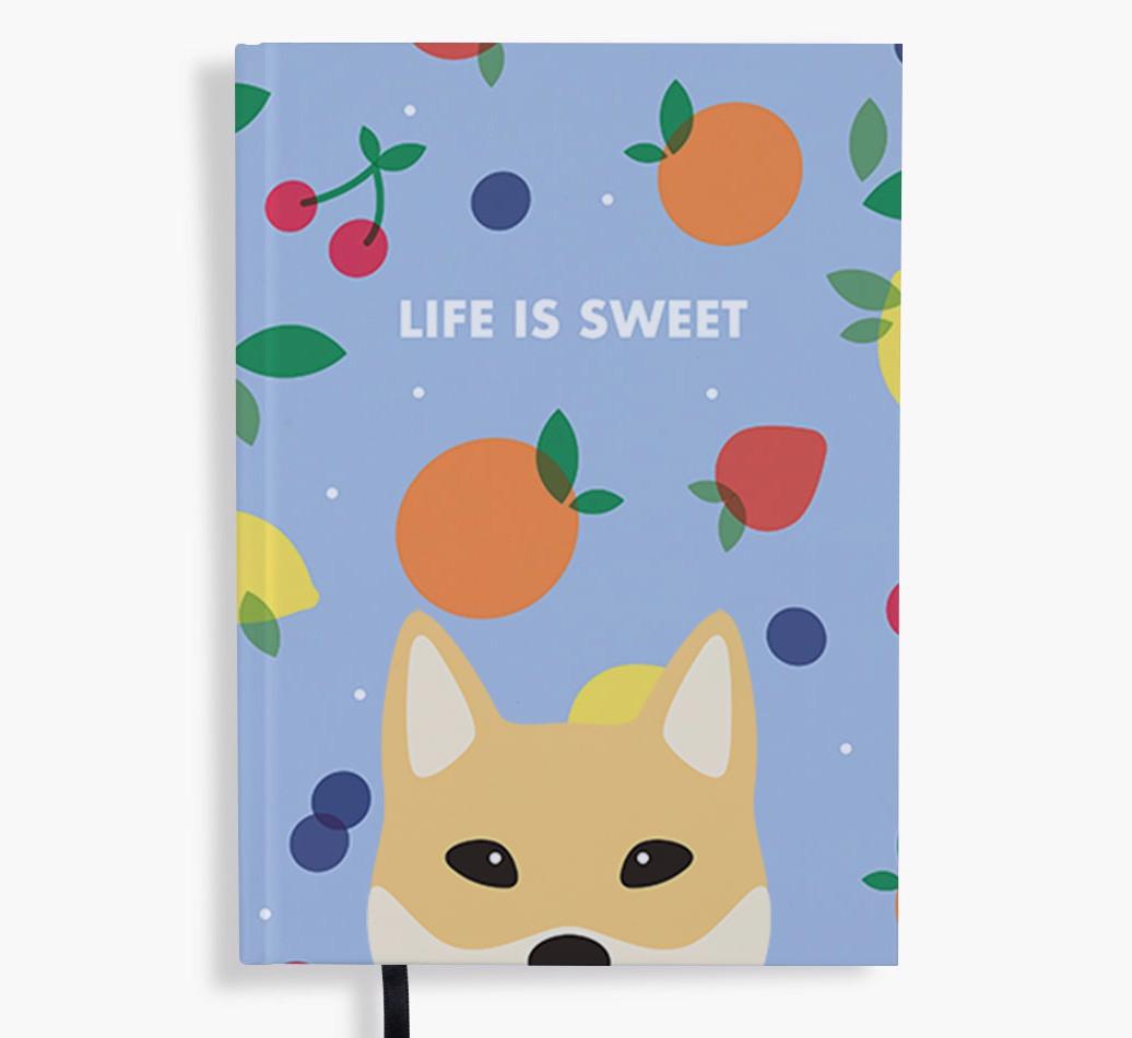 Life Is Sweet: Personalized {breedFullName} Notebook