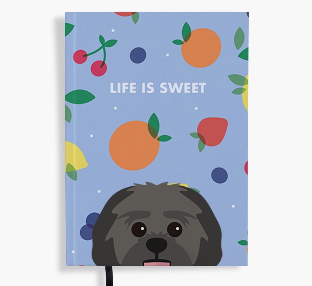 Life Is Sweet: Personalized {breedFullName} Notebook