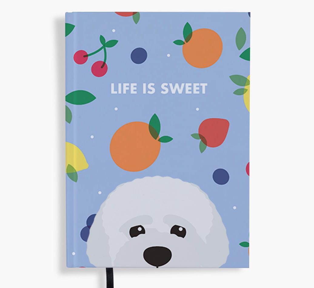 Life Is Sweet: Personalized {breedFullName} Notebook