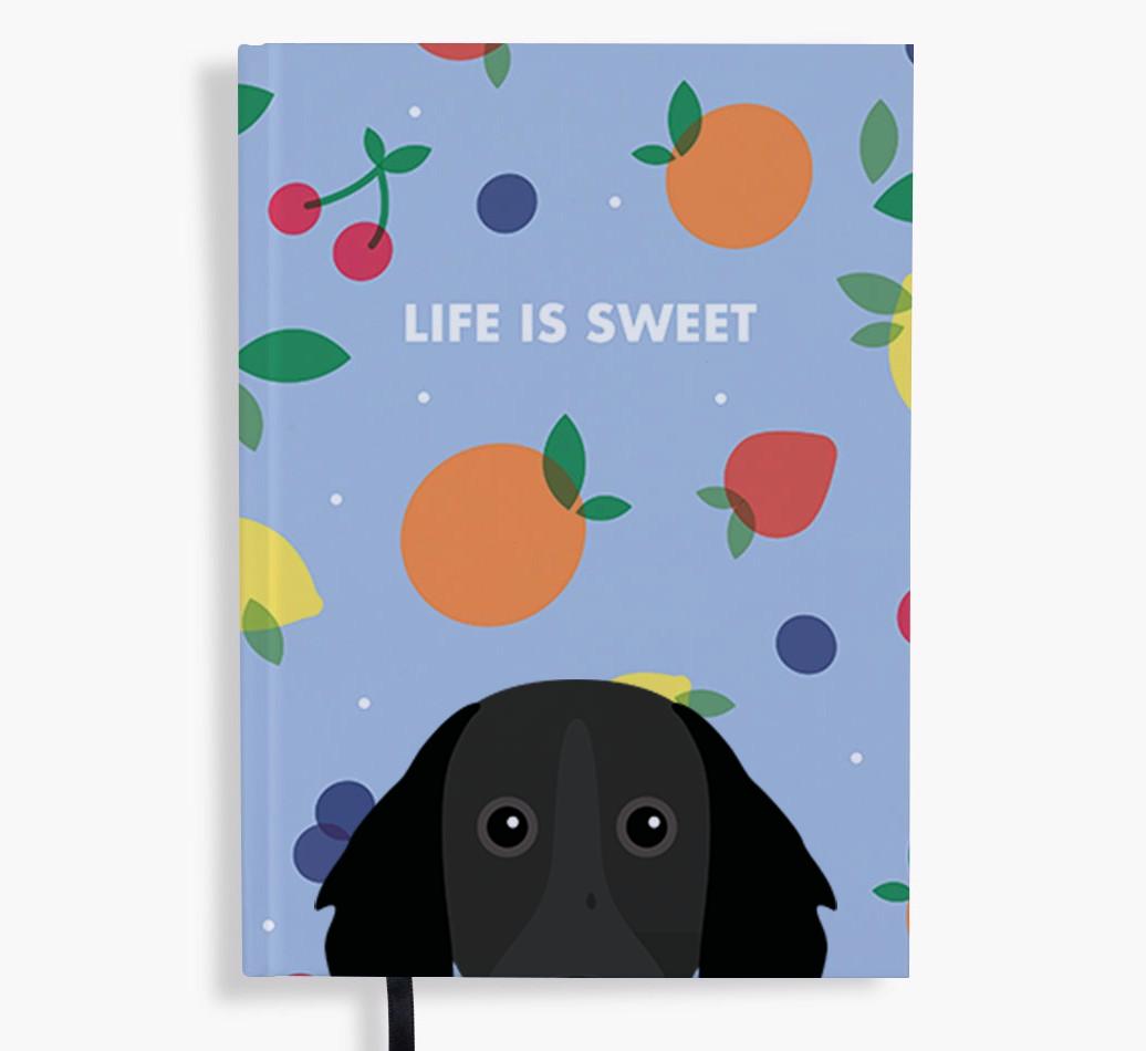 Life Is Sweet: Personalized {breedFullName} Notebook