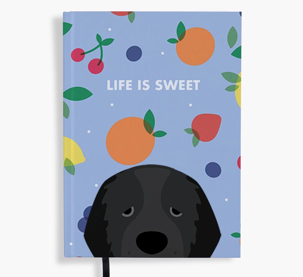 Life Is Sweet: Personalized {breedFullName} Notebook