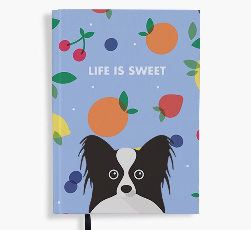 Life Is Sweet: Personalized {breedFullName} Notebook