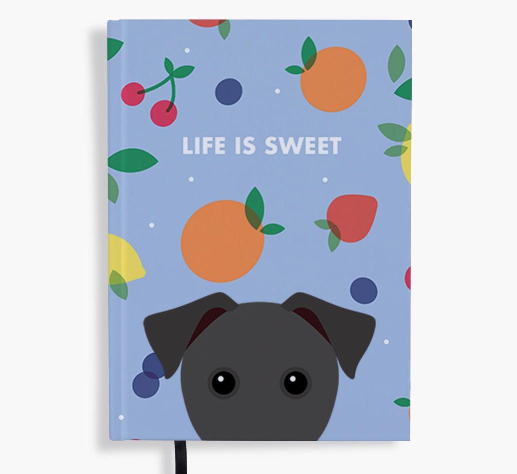 Life Is Sweet: Personalized {breedFullName} Notebook