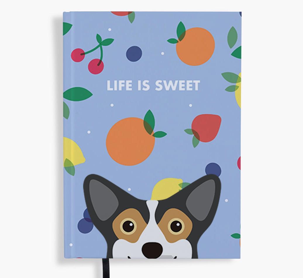 Life Is Sweet: Personalized {breedFullName} Notebook