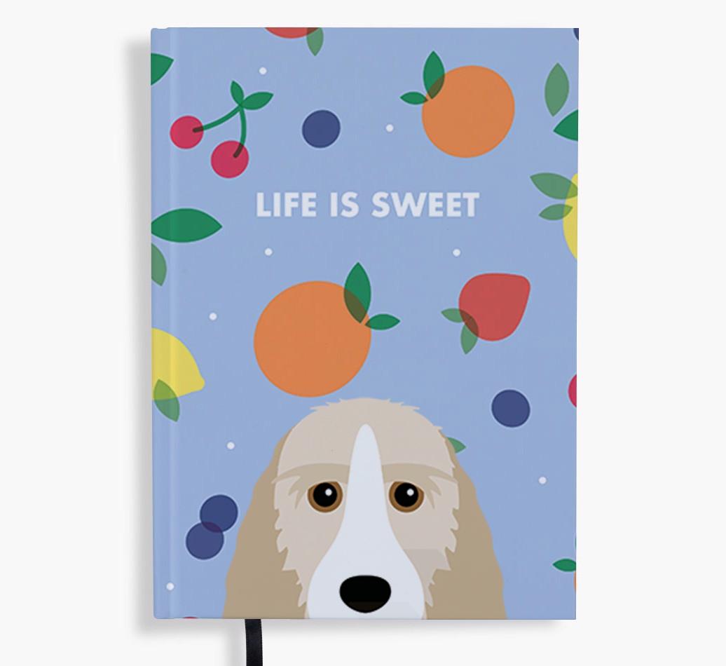 Life Is Sweet: Personalized {breedFullName} Notebook
