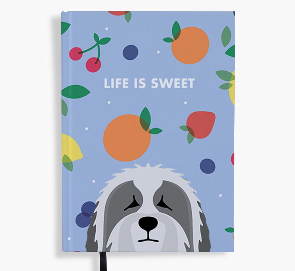 Life Is Sweet: Personalized {breedFullName} Notebook