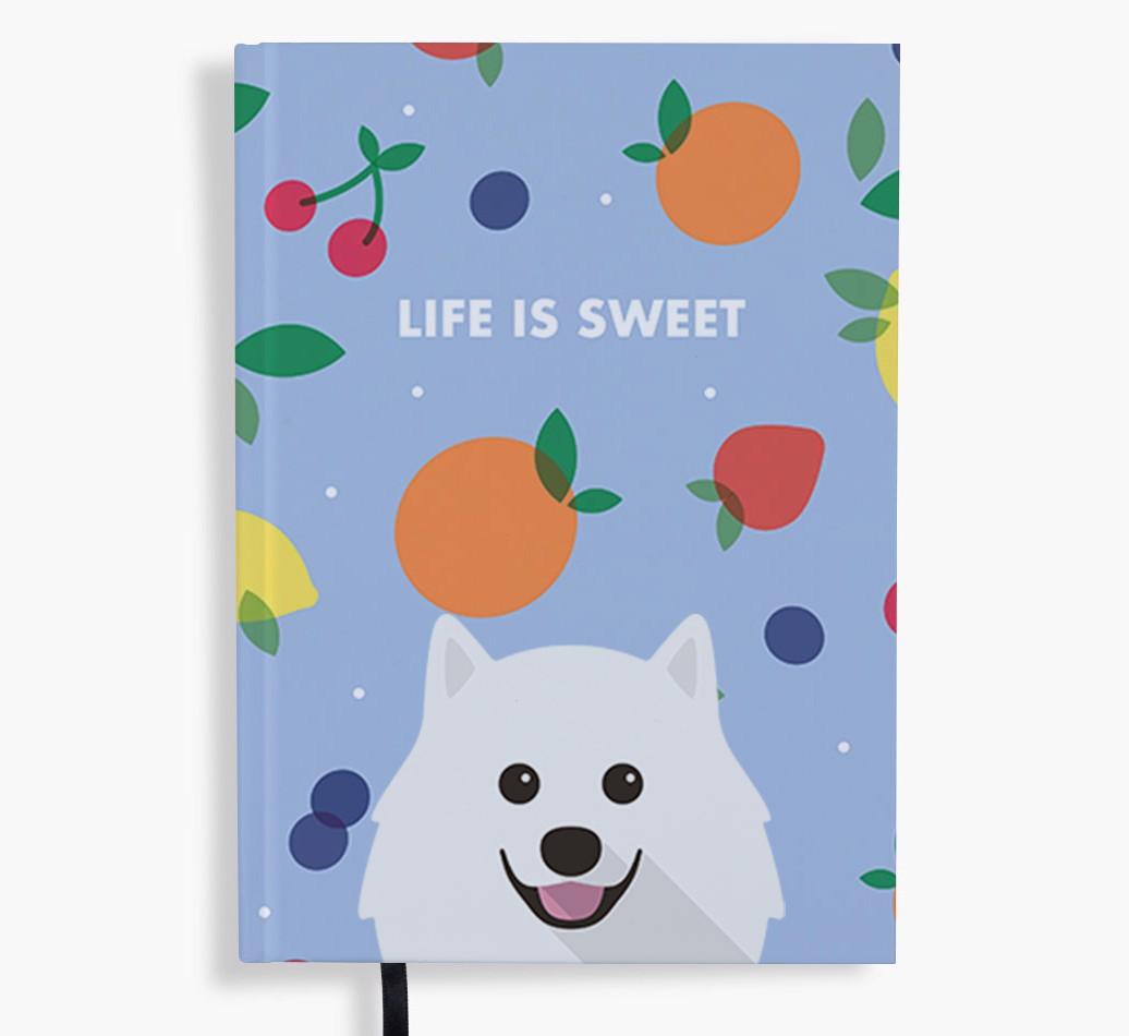 Life Is Sweet: Personalized {breedFullName} Notebook