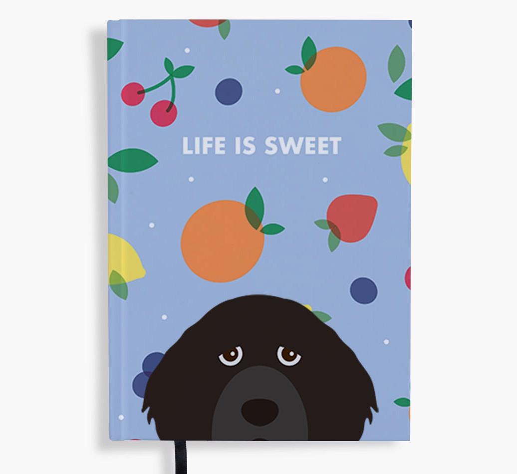 Life Is Sweet: Personalized {breedFullName} Notebook