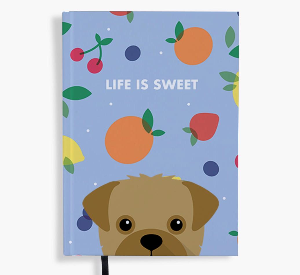 Life Is Sweet: Personalized {breedFullName} Notebook