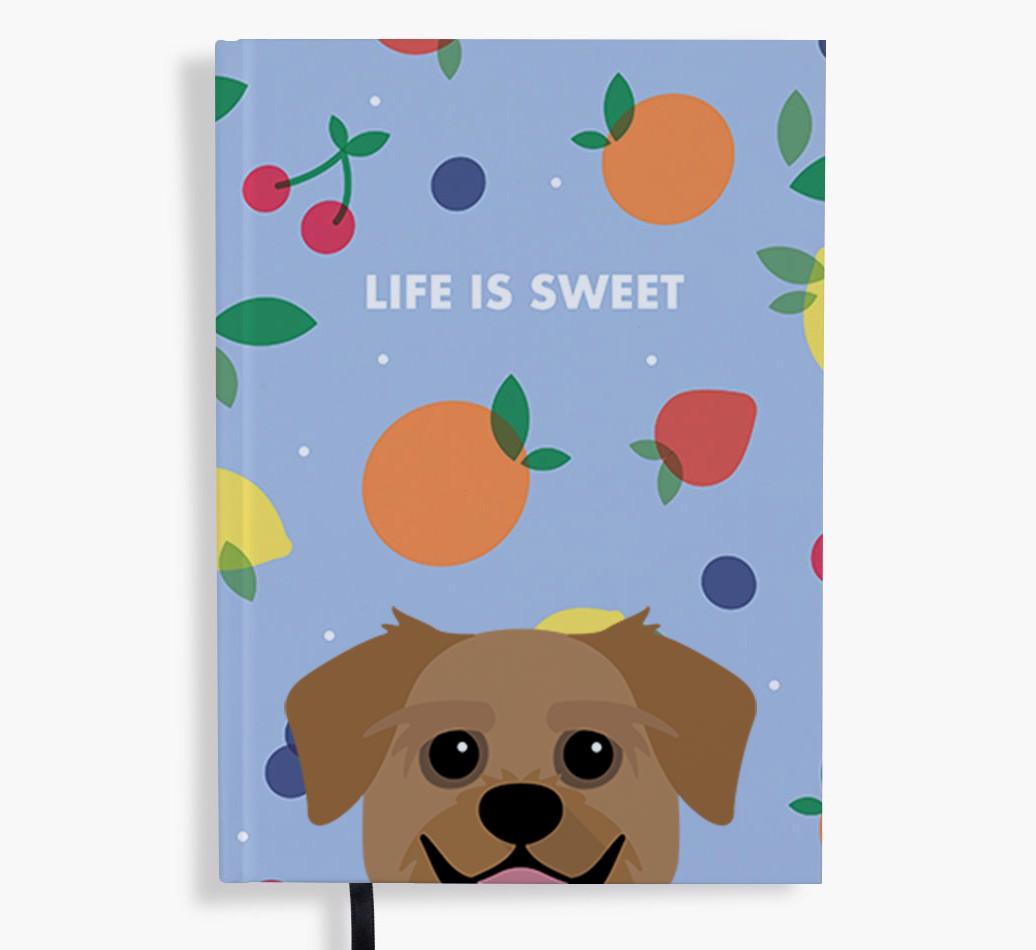 Life Is Sweet: Personalized {breedFullName} Notebook