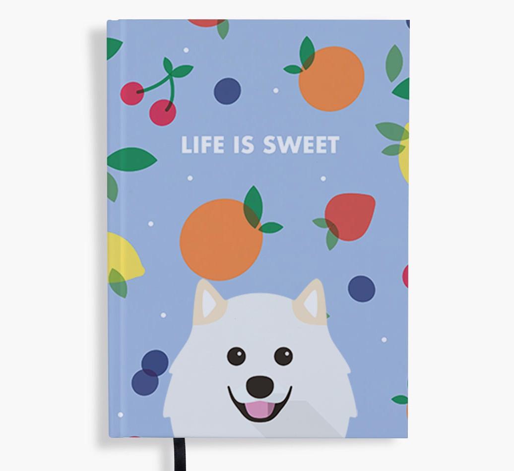 Life Is Sweet: Personalized {breedFullName} Notebook