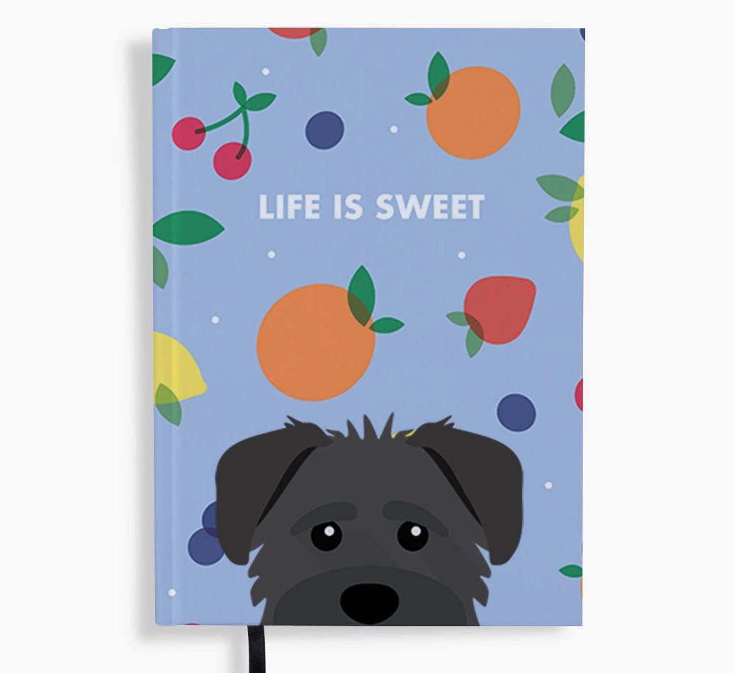 Life Is Sweet: Personalized {breedFullName} Notebook