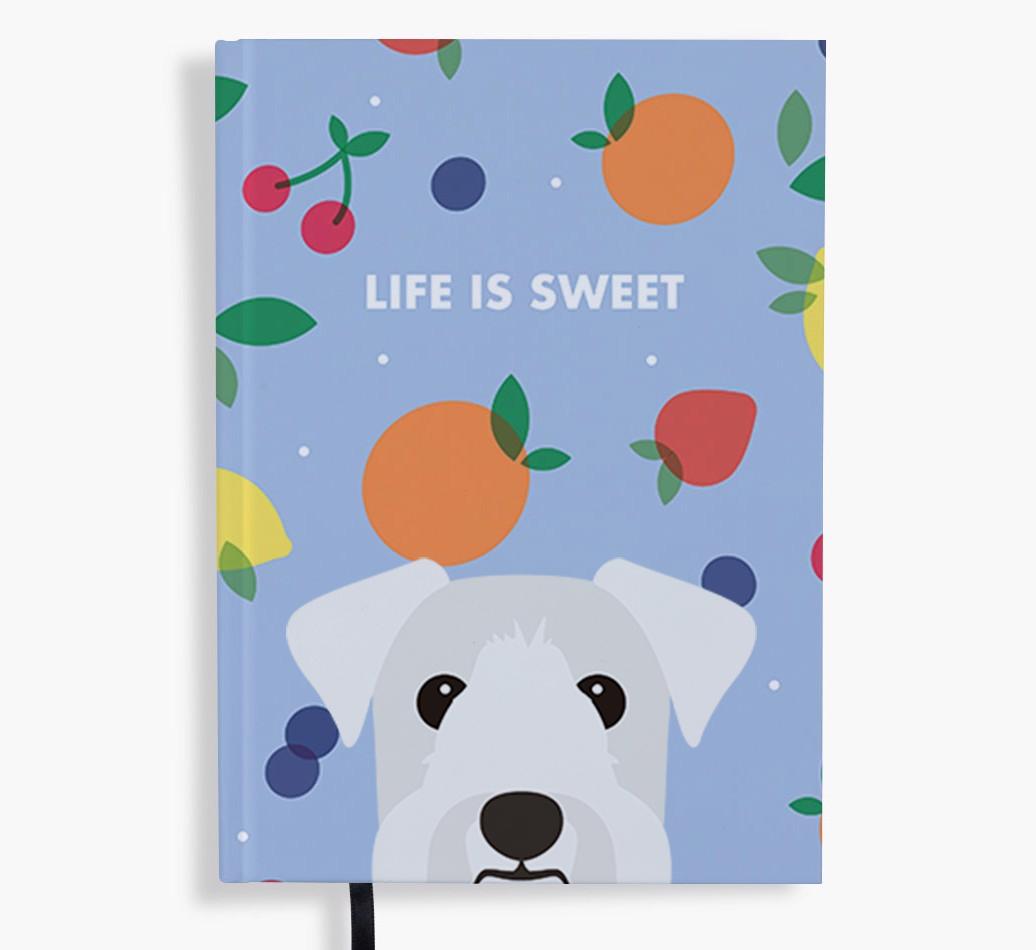 Life Is Sweet: Personalized {breedFullName} Notebook