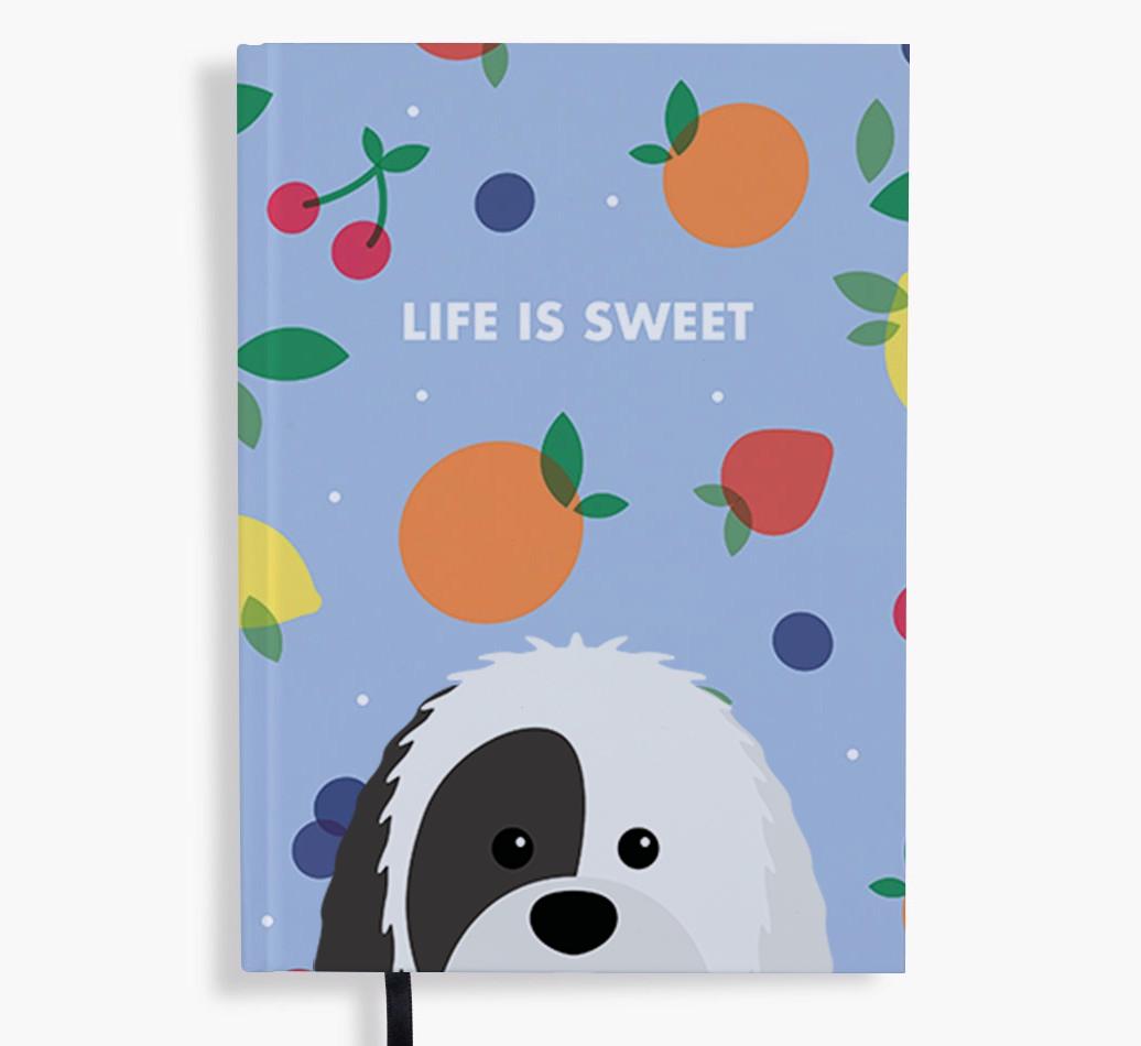 Life Is Sweet: Personalized {breedFullName} Notebook