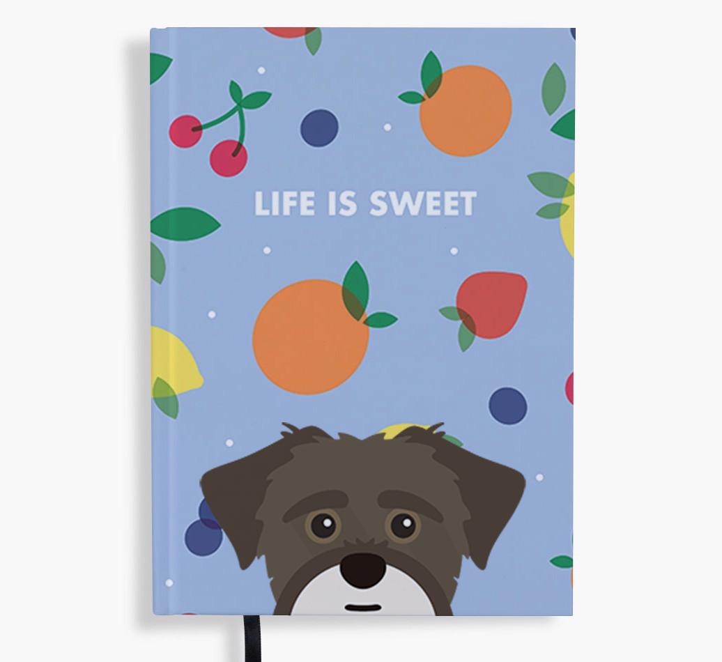 Life Is Sweet: Personalized {breedFullName} Notebook